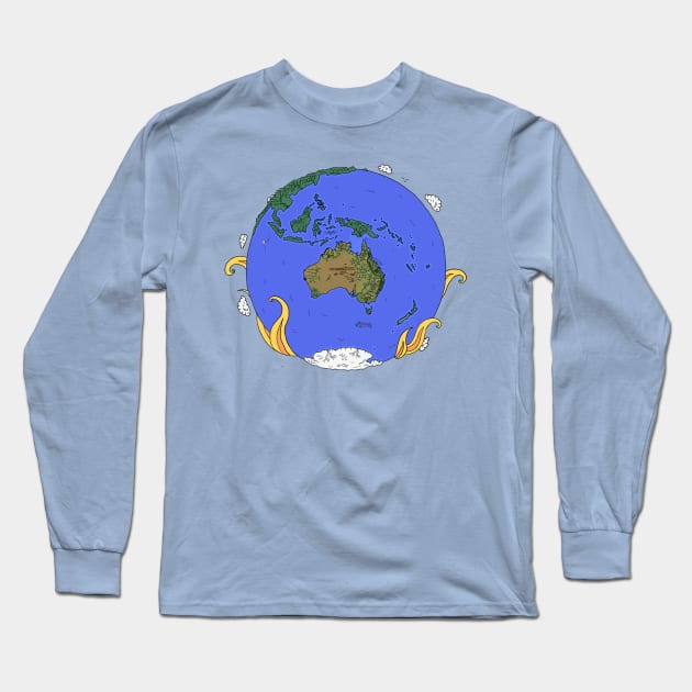 Climate Change Long Sleeve T-Shirt by wanungara